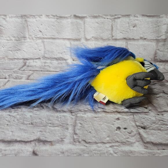 Adventure Planet Blue yellow macaw parrot stuffed animal plush (ff) - Picture 9 of 12